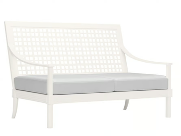 QUADRATL - 2 seater aluminium sofa by JANUS et Cie - view 2